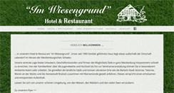 Desktop Screenshot of imwiesengrund.com